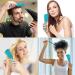 Beature Detangling Brush 2Pcs - Curly Hair Detangler for Women and Kids - Ideal for 3a to 4c Hair Types - Great for Thick Wet Hair - Blue (Pack of 2) - Buy Online on GoSupps.com