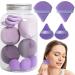 Beauty Sponges Blender | Soft Blending Sponge | Versatile Powder Puff & Beauty Sponge Wet & Dry Use for New Year Purple - Buy Online on GoSupps.com