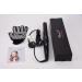 CkeyiN 32mm Professional Ceramic Curling Wand for Long Beach Waves - Adjustable Temperature, Dual Voltage - Includes Heat-Resistant Glove - Black - Buy Online on GoSupps.com