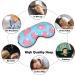 Blue Sky Flying Piggy Sleep Mask Adjustable Strap, Light Blocking Blindfold for Night Travel and Nap | Men and Women - Buy Online on GoSupps.com