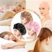 Silk Satin Hair Bonnet 3 Pcs Set for Women, Girls - Wide Band Night Sleep Cap for Curly Hair Protection | 12 Diameter - Buy Online on GoSupps.com
