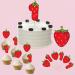 Berry First Birthday Food & Cupcake Picks Toppers Strawberry Baby 1st Party Decorations (14 Pack)