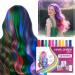 Teinture Capillaire Temporaire 10 Couleurs Craies Colorantes pour Cheveux Marqueurs de Coloration Temporaire Kit de Maquillage Lavable Jouet Amusant pour Adolescents et Adultes pour le Cosplay - Buy Online on GoSupps.com