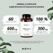 Nutri+ Omega 3 Vegan - 600mg DHA + 300mg EPA - 1100mg Essential Fatty Acids O3 Seaweed Oil - Highly Dosed - Vegan & Vegetarian - No Fish Oil Beef & Gelatin - Buy Online on GoSupps.com