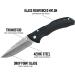 Buck Knives 284 Bantam One-Hand Opening Folding Knife in Black - Durable and Easy-to-Use - Buy Online on GoSupps.com