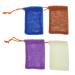 VINTORKY 4pcs Soap Bag Foaming Net Soap Saver Soap Loofah Bubble Foam Net for Saop Towel Nylon