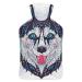 Wolf Hot Water Bottle With Cover Plush Bed Bottle Hand Warmer For Adults And Children 26.5X15.3cm