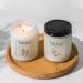 Apple Cinnamon & Lemongrass Eucalyptus Scented Candles 2 Pack - 15 oz Soy Candle Set for Mother's Day, Valentine, Christmas Gifts - Buy Online on GoSupps.com