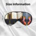 Violin & Book Double-Sided Sleep Eye Mask | Soft Blindfold with Adjustable Strap | Light Blocking Black - Buy Online on GoSupps.com