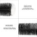 2-Piece Cleaning Bottle Brush Set - Soft Bristles & Hooks for Baby Water & Glass Bottles - Scratch-Resistant Ideal for Lemonade Bottles - Black & White - Buy Online on GoSupps.com