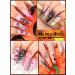 96PCS Halloween Press on Nails - Lorvain Spider Webs Fake Nails with Glue Tabs for DIY Nail Art - Perfect for Women - Buy Online on GoSupps.com