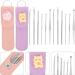 LALAFINA Ear Wax Removal Kit - 2 Sets, Ear Cleansing Tool with Storage Box - Home and Travel Ear Cleaner - Buy Online on GoSupps.com