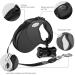 Dog Lead Retractable 5M Extendable Dog/Pet Leads/Leash with Waste Bag Dispenser and Poop Bags Extendable Tape Lead Belt for Dogs Pets Puppy up to 50KG/5m (110 lbs/16ft) 50kg-with waste bag Dispenser - Buy Online on GoSupps.com