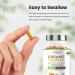 Organic Turmeric Curcumin 1440mg with Black Pepper & Ginger 180 Vegan Capsules | Certified Organic by Soil Association | Made in UK by VitaBright - Buy Online on GoSupps.com