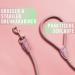 Ne & No Touleine Training Leash for Large Dogs - 1.7m Hand Loop Braided Rope City Leash in Mauve - Buy Online on GoSupps.com