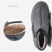 Winter Men's Diabetic Slippers | Warm Plush Fleece Shoes for Diabetic Feet | Wide Fit for Edema & Arthritis | Size 11, Black - Buy Online on GoSupps.com
