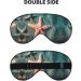 SSIMOO Seashells Sea Star Soft Sleep Eye Mask - Breathable Travel Eye Patch for Women - Perfect for Relaxation & Comfort - Buy Online on GoSupps.com