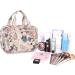 Narwey Hanging Travel Toiletry Bag for Women Wash Bag Cosmetics Makeup Bag Organizer for Travel Size Accessories A-beige Flamingo (Medium) - Buy Online on GoSupps.com