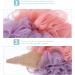 NOLITOY Kids Loofah Ice Cream Cone Bath Sponge - Exfoliating Shower Scrubber for Kids | Soft Mesh Pouf & Fun Bath Time Toy - Buy Online on GoSupps.com