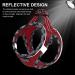 Doramio Dog Harness for Small Dogs | Reflective Breathable & Safe | Includes Leash | Perfect for Cats | Size L - Red - Buy Online on GoSupps.com