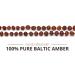 Certified Genuine Meraki Raw Unpolished Baroque Baltic Amber Necklace - Cognac Color (12.5 Inches) - Buy Online on GoSupps.com