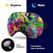 LynaRei Abstract Colored Dog Sleep Mask - Watercolor Pet Pattern Blindfold for Full Night's Sleep and Travel - Buy Online on GoSupps.com