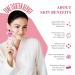 Heart-Shaped Ice Globes for Facials | Unique Skincare Tool Ideal Birthday Gift | Innovative Facial Massager - Purple - Buy Online on GoSupps.com
