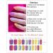 TrueShei 20PC Rainbow UV Gel Nail Foils | Self-Adhesive Gel Stickers & Gellack Wraps | Vibrant Nail Art for Stunning Manicures - Buy Online on GoSupps.com