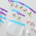 Colarr 14 Pcs AM PM Pill Pouches - Reusable Travel Pill Organizers for 7 Days - Zippered Medicine Bags with Slide Lock (Blue Purple) - Perfect for International Shipping - Buy Online on GoSupps.com