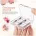 Healvian 6 Pcs Transparent Square Eye Shadow Box Empty Makeup Pallet Balm Blusher Containers Plastic - Buy Online on GoSupps.com