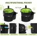 Buy Pecute Waterproof Dog Training Treat Bag - XL Black & Green Large Storage Robust Design with Faecal Dispenser | Ideal for International Shipping - Buy Online on GoSupps.com