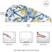Watercolor Lemons Hair Towel 2 Pack - Super Absorbent Quick Dry Hair Turbans for Women & Girls - Buy Online on GoSupps.com