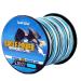 Samdely EaglePower Braided Fishing Line Abrasion Resistant Braided Lines Superior Knot Strength, Test for Salt-Water, 10LB-80LB, 100-500 Yds, Blue Camo, Ocean Blue, Green Blue Camo 80LB(500YDS)