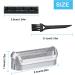 5s Razor Replacement Foil & Cutter for Compatible with Braun Shaver Replacement Part for Braun M90 M60 P40 P50 P60 P70 P80 555 575 370-5S - Buy Online on GoSupps.com