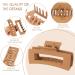 8 Large Non-slip Square Hair Claw Clips for Women - Strong Hold Banana Clips for Thick Thin Hair - Buy Online on GoSupps.com