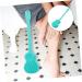 Healeved Guitar Bath Brush Set - Green Handle Silica Gel Back Scrub for Baby Bath - 2pcs 36X8CM - Buy Online on GoSupps.com