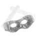Ice Eye Cover - Cold Sensation Gel Eye Protectors - Reusable Gel Spa Bead Eye Covers Cold Sensation Gel Eye Protectors For Puffiness/Dark Circles/Eye Silver