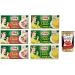 Italian Gourmet E.R. Star Dado Funghi Porcini Classico Brodo Lot de 6 cubes de soupe de bouillon 6 x 10 pz + polpa gourmet italien 400 g