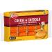 Keebler Sandwich Crackers, Single Serve Snack Crackers, Office and Kids Snacks, Cheese and Cheddar, 11oz Tray (8 Packs)