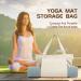 Xrkuu Yoga Bag with Mat Carrier, Pilates Tote, and Block - Women's Canvas Shoulder Bag for Gym, Office, Travel, Beach - Fits All Your Yoga Essentials - Buy Online on GoSupps.com