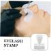 FRCOLOR Eyelash Practice Stamp Eyelash Practice Tool Makeup Applicator Tool Bottom Lash Stamp Eyelashes Prints Stamp Lash Extension Stamp Lower Lash Stamp Eyelash Decor Tool White Plastic 7.20X6.00X4.00CM - Buy Online on GoSupps.com
