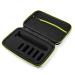 siwetg Hard Case Trimmer Shaver Pouch Travel Organizer Carrying Bag For One Blade QP2520 / 90 QP2520 / 70 QP2630 / 70 Green