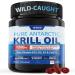 Antarctic Krill Oil 1200 mg Omega 3 Supplement, Omega 3 Krill Oil Softgels w/EPA, DHA, Astaxanthin & Phospholipids for Brain & Antioxidant, Sustainably Sourced, No Fishy Aftertaste, 120 Softgels 120 Count (Pack of 1)