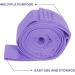 MJIYA Yoga Stretch Exercise Strap with 10 Flexible Loops - Purple - Buy Online on GoSupps.com