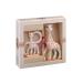 Sophie La Girafe Gift Box - Baby Teething Ring + Fehn Soft Elephant Book | Eco-Friendly Cotton Fabric | Ideal Newborn Gift - Buy Online on GoSupps.com
