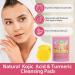 Kojic Acid and Turmeric Pads Turmeric Kojic Acid Pads Turmeric and Kojic Acid Cleansing Pads Turmeric Exfoliating Foaming Pads Turmeric Cleansing Sponges Pads - Buy Online on GoSupps.com