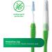 Gum Trav-Ler Interdental Brushes | ISO Size 3 (1.1mm) | 36 Units for Effective Tooth Cleaning & Plaque Removal - Bendable Neck Design - Buy Online on GoSupps.com