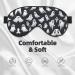 Cute White Ghost Halloween Sleep Eye Mask | Double-Sided Blindfold | Adjustable Comfort | Block Out Light - Buy Online on GoSupps.com
