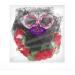 FRCOLOR Mexican Rose Floral Crown Veil with Mask Women Costume for Halloween Party - Buy Online on GoSupps.com