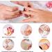 Professional 80/80 Grit Nail Files - Double Sided Emery Board for Acrylic and Gel Nails - Coarse Nail File for Home and Salon Use - 50pcs - Buy Online on GoSupps.com